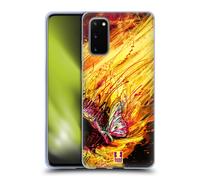 HEAD CASE GOCCE FLOREALI CUSTODIA COVER MORBIDA IN GEL PER SAMSUNG TELEFONI 1