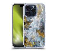 HEAD CASE GOLD LEAF ABSTRACT ART CUSTODIA COVER MORBIDA IN GEL PER APPLE iPHONE