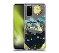 HEAD CASE GOLD LEAF LANDSCAPE ART CUSTODIA COVER MORBIDA IN GEL PER SAMSUNG 1