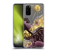 HEAD CASE GOLD LEAF LANDSCAPE ART CUSTODIA COVER MORBIDA IN GEL PER SAMSUNG 1