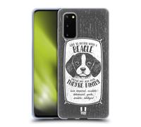 HEAD CASE HAND-DRAWN DOG BREEDS CUSTODIA COVER MORBIDA IN GEL PER SAMSUNG 1