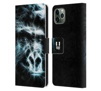HEAD CASE INCENDIO NEI BOSCHI CUSTODIA COVER A PORTAFOGLIO PER APPLE iPHONE