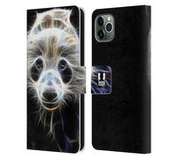 HEAD CASE INCENDIO NEI BOSCHI CUSTODIA COVER A PORTAFOGLIO PER APPLE iPHONE