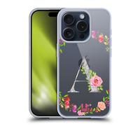 HEAD CASE INIZIALI DECORATIVE CUSTODIA COVER MORBIDA IN GEL PER APPLE iPHONE