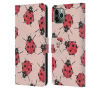 HEAD CASE INSETTI ACQUARELLO CUSTODIA COVER A PORTAFOGLIO PER APPLE iPHONE