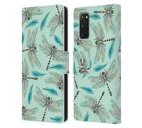 HEAD CASE INSETTI ACQUARELLO CUSTODIA COVER A PORTAFOGLIO PER SAMSUNG TELEFONI 1