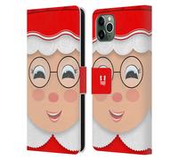 HEAD CASE JOLLY CHRISTMAS CUSTODIA COVER A PORTAFOGLIO PER APPLE iPHONE TELEFONI