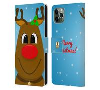 HEAD CASE JOLLY CHRISTMAS CUSTODIA COVER A PORTAFOGLIO PER APPLE iPHONE TELEFONI