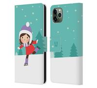 HEAD CASE JOLLY CHRISTMAS TOONS CUSTODIA COVER A PORTAFOGLIO PER APPLE iPHONE