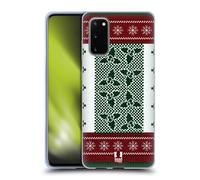 HEAD CASE KNITTED CHRISTMAS CUSTODIA COVER MORBIDA IN GEL PER SAMSUNG TELEFONI 1