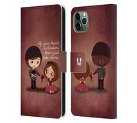 HEAD CASE LA LUCE DELL'AMORE CUSTODIA COVER A PORTAFOGLIO PER APPLE iPHONE