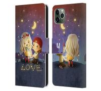 HEAD CASE LA LUCE DELL'AMORE CUSTODIA COVER A PORTAFOGLIO PER APPLE iPHONE