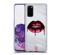 HEAD CASE LABBRA GOCCE CUSTODIA COVER MORBIDA IN GEL PER SAMSUNG TELEFONI 1