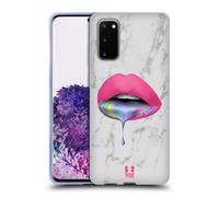 HEAD CASE LABBRA GOCCE CUSTODIA COVER MORBIDA IN GEL PER SAMSUNG TELEFONI 1