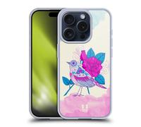 HEAD CASE LAS FLORES Y AVES CUSTODIA COVER MORBIDA IN GEL PER APPLE iPHONE