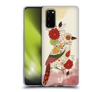 HEAD CASE LAS FLORES Y AVES CUSTODIA COVER MORBIDA IN GEL PER SAMSUNG TELEFONI 1