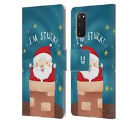 HEAD CASE LE SFORTUNE DI BABBO NATALE CUSTODIA COVER A PORTAFOGLIO PER SAMSUNG 1