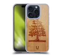 HEAD CASE LEGNARTE CUSTODIA COVER MORBIDA IN GEL PER APPLE iPHONE TELEFONI