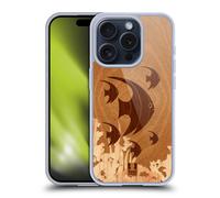 HEAD CASE LEGNO LAVORATO CUSTODIA COVER MORBIDA IN GEL PER APPLE iPHONE TELEFONI