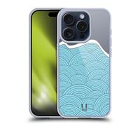 HEAD CASE LINEE E ONDE CUSTODIA COVER MORBIDA IN GEL PER APPLE iPHONE TELEFONI