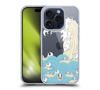 HEAD CASE LINEE E ONDE CUSTODIA COVER MORBIDA IN GEL PER APPLE iPHONE TELEFONI