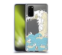 HEAD CASE LINEE E ONDE CUSTODIA COVER MORBIDA IN GEL PER SAMSUNG TELEFONI 1