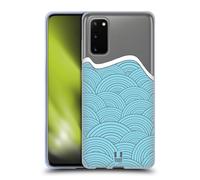 HEAD CASE LINEE E ONDE CUSTODIA COVER MORBIDA IN GEL PER SAMSUNG TELEFONI 1