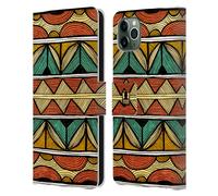 HEAD CASE LINEE ETNICHE CUSTODIA COVER A PORTAFOGLIO PER APPLE iPHONE TELEFONI