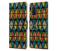 HEAD CASE LINEE ETNICHE CUSTODIA COVER A PORTAFOGLIO PER SAMSUNG TELEFONI 1