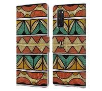 HEAD CASE LINEE ETNICHE CUSTODIA COVER A PORTAFOGLIO PER SAMSUNG TELEFONI 1