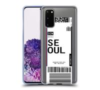 HEAD CASE LUGGAGE TAGS CUSTODIA COVER MORBIDA IN GEL PER SAMSUNG TELEFONI 1