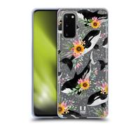 HEAD CASE MAMMIFERI MARINI FLOREALI CUSTODIA COVER MORBIDA IN GEL PER SAMSUNG 1