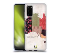 HEAD CASE MAPPE CON PATTERN CUSTODIA COVER MORBIDA IN GEL PER SAMSUNG TELEFONI 1