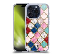 HEAD CASE MARBLE TILES CUSTODIA COVER MORBIDA IN GEL PER APPLE iPHONE TELEFONI