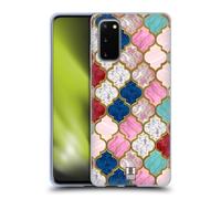 HEAD CASE MARBLE TILES CUSTODIA COVER MORBIDA IN GEL PER SAMSUNG TELEFONI 1
