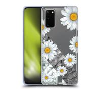 HEAD CASE MARMO E FIORI CUSTODIA COVER MORBIDA IN GEL PER SAMSUNG TELEFONI 1