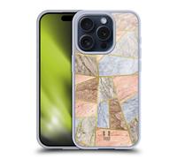 HEAD CASE MARMO GEOMETRICO CUSTODIA COVER MORBIDA IN GEL PER APPLE iPHONE PHONES