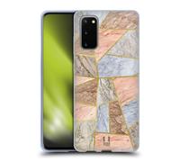 HEAD CASE MARMO GEOMETRICO CUSTODIA COVER MORBIDA IN GEL PER SAMSUNG TELEFONI 1