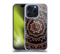 HEAD CASE MARMOREO E MANDALA CUSTODIA COVER MORBIDA IN GEL PER APPLE iPHONE