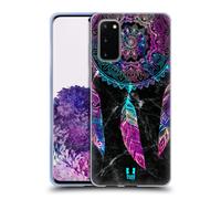 HEAD CASE MARMOREO E MANDALA CUSTODIA COVER MORBIDA IN GEL PER SAMSUNG PHONES 1