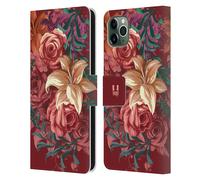 HEAD CASE MARSALA TRENDS CUSTODIA COVER A PORTAFOGLIO PER APPLE iPHONE TELEFONI