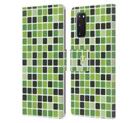 HEAD CASE MATTONELLE MOSAICO CUSTODIA COVER A PORTAFOGLIO PER SAMSUNG TELEFONI 1