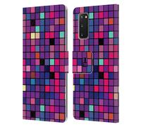 HEAD CASE MATTONELLE MOSAICO CUSTODIA COVER A PORTAFOGLIO PER SAMSUNG TELEFONI 1