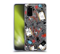 HEAD CASE MESTIERI DOODLE CUSTODIA COVER MORBIDA IN GEL PER SAMSUNG TELEFONI 1