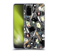 HEAD CASE MESTIERI DOODLE CUSTODIA COVER MORBIDA IN GEL PER SAMSUNG TELEFONI 1