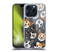 HEAD CASE MODELLI TESTE DI CANE CUSTODIA COVER MORBIDA IN GEL PER APPLE iPHONE