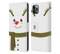 HEAD CASE MR SNOWMAN CUSTODIA COVER A PORTAFOGLIO PER APPLE iPHONE TELEFONI