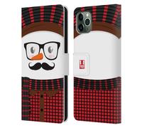 HEAD CASE MR SNOWMAN CUSTODIA COVER A PORTAFOGLIO PER APPLE iPHONE TELEFONI