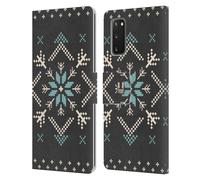 HEAD CASE NATALE ALL'UNCINETTO STAMPE CUSTODIA COVER A PORTAFOGLIO PER SAMSUNG 1