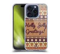 HEAD CASE NATALE AZTECO CUSTODIA COVER MORBIDA IN GEL PER APPLE iPHONE TELEFONI